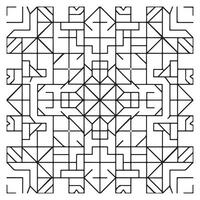 geométrico vetor desatado padronizar em branco fundo