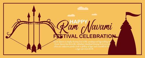 feliz RAM navami cultural bandeira hindu festival vertical postar desejos celebração cartão RAM navami celebração fundo vetor