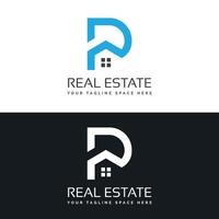 vetor real Estado construção propriedade casa logotipo