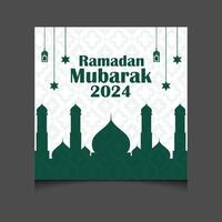 mínimo criativo próximos Ramadã social meios de comunicação postar Projeto dentro 2024, Ramadã postar projeto, piedosos trinta Ramadã dia, Ramadã mubarak, Ramadã kareem vetor