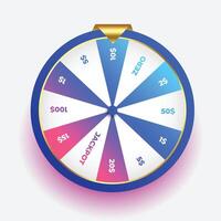 loteria sorte roda do fortuna Projeto fundo vetor