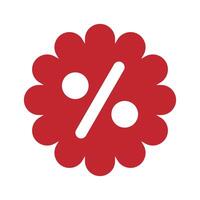 percentagem símbolo ícone vetor isolado em branco fundo para seu rede e Móvel aplicativo projeto, percentagem logotipo conceito