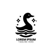 Pato logotipo conceito desenhos, temas, modelos e vetor, Pato logotipo vetor e ilustração,