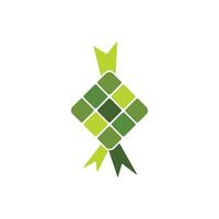 ketupat logotipo ícone vetor