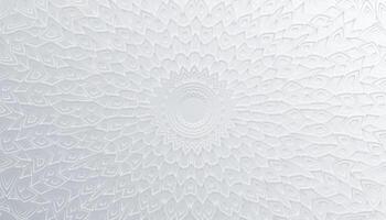 artístico 3d mandala decoração branco fundo Projeto vetor