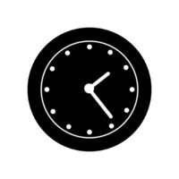 Assistir ícone vetor. Tempo ilustração placa. parede relógio símbolo. relógio logotipo. vetor