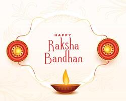 moderno estilo hindu festival raksha bandhan fundo vetor