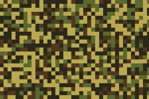 pixelizada militares camuflar padronizar textura fundo Projeto vetor