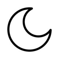 lua ícone vetor símbolo Projeto ilustração