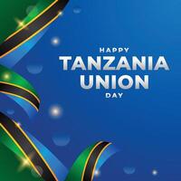 Tanzânia União dia Projeto ilustração coleção vetor