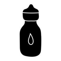 ícone de design perfeito de garrafa de água vetor