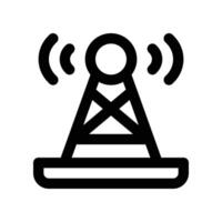antena ícone. vetor linha ícone para seu local na rede Internet, móvel, apresentação, e logotipo Projeto.