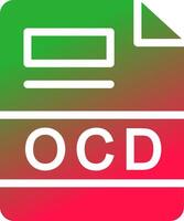 ocd criativo ícone Projeto vetor