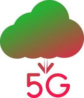 5g baixar criativo ícone Projeto vetor