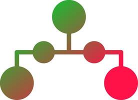 círculo cenário hierarquia criativo ícone Projeto vetor