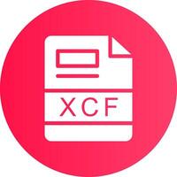 xcf criativo ícone Projeto vetor