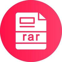 rar criativo ícone Projeto vetor