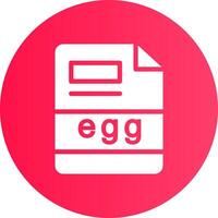 design de ícone criativo de ovo vetor