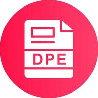 dpe criativo ícone Projeto vetor