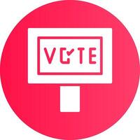 votar design de ícone criativo vetor