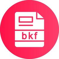 bkf criativo ícone Projeto vetor