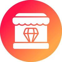 diamante fazer compras criativo ícone Projeto vetor