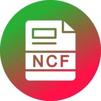 ncf criativo ícone Projeto vetor