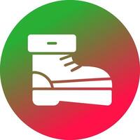 design de ícone criativo de botas vetor