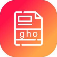 gho criativo ícone Projeto vetor