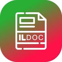 ildoc criativo ícone Projeto vetor