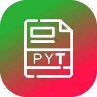 pyt criativo ícone Projeto vetor