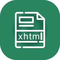 xhtml criativo ícone Projeto vetor