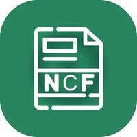 ncf criativo ícone Projeto vetor