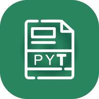 pyt criativo ícone Projeto vetor