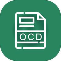 ocd criativo ícone Projeto vetor