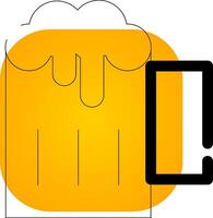 design de ícone criativo de cerveja vetor
