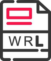 wrl criativo ícone Projeto vetor