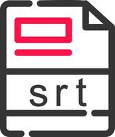 srt criativo ícone Projeto vetor