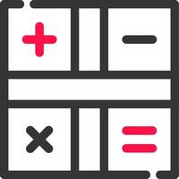 design de ícone criativo de calculadora vetor