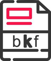 bkf criativo ícone Projeto vetor