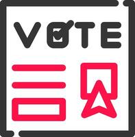 votar design de ícone criativo vetor