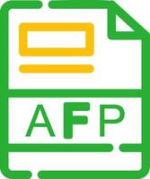 afp criativo ícone Projeto vetor