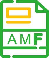 amf criativo ícone Projeto vetor