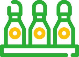 garrafas criativo ícone Projeto vetor