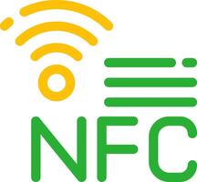 nfc criativo ícone Projeto vetor