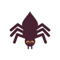 ícone de estilo simples de aranha de halloween vetor