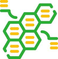 alternando hexágonos criativo ícone Projeto vetor