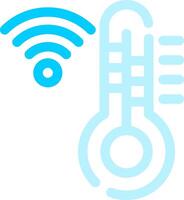 termostato criativo ícone Projeto vetor