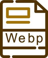 webp criativo ícone Projeto vetor