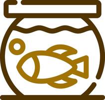 design de ícone criativo de aquário vetor